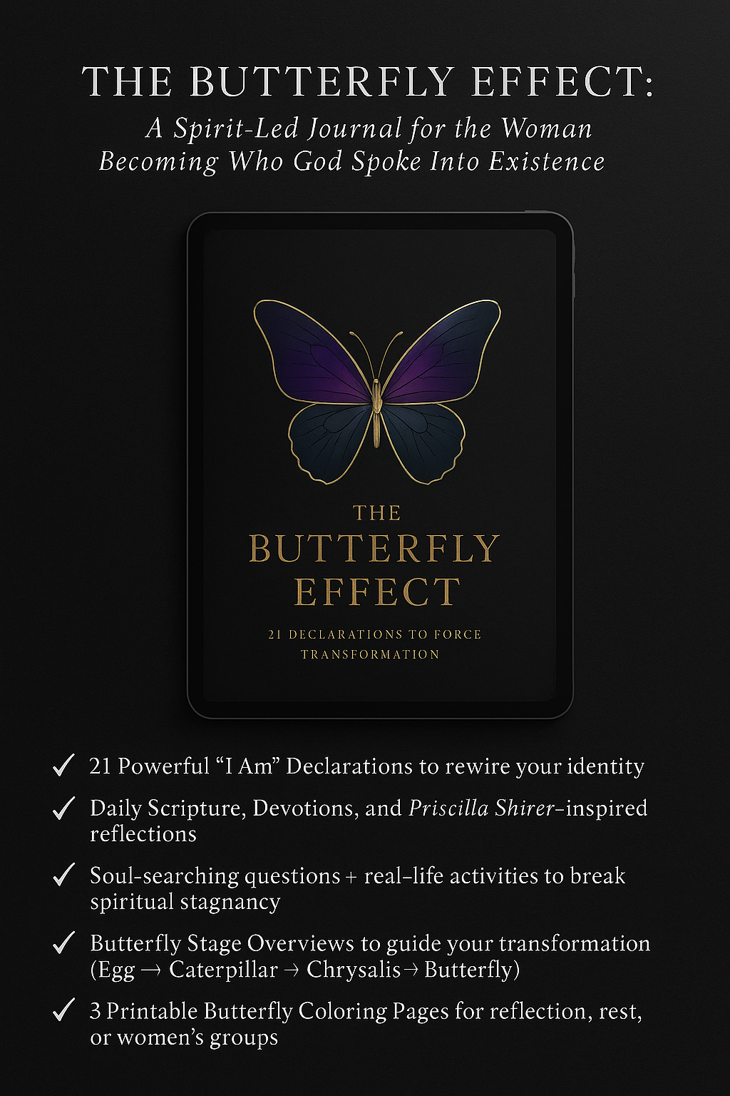 The Butterfly Effect Journal- PRE-ORDER